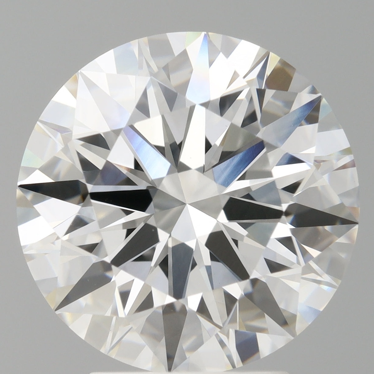 4.04 Carat Round Shaped, Ideal Cut, F Color, VVS2 Clarity, IGI Certified Lab Grown Diamond