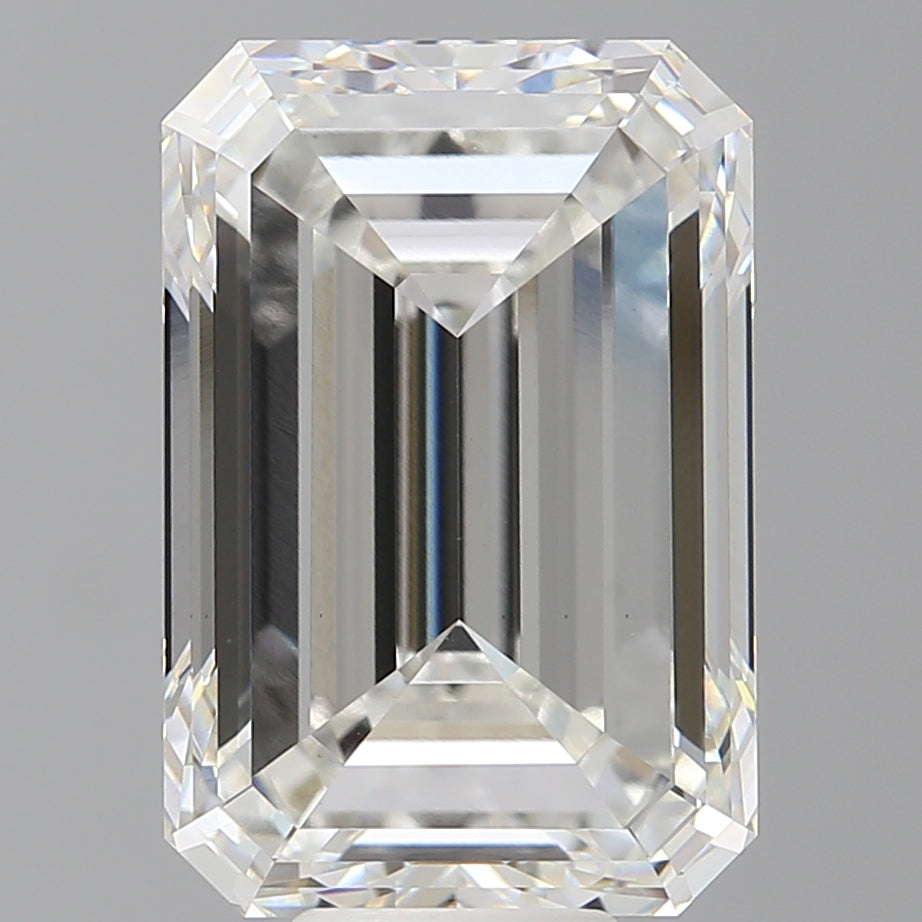 11.51 Carat Emerald Shaped, Excellent Cut, F Color, VS1 Clarity, IGI Certified Lab Grown Diamond