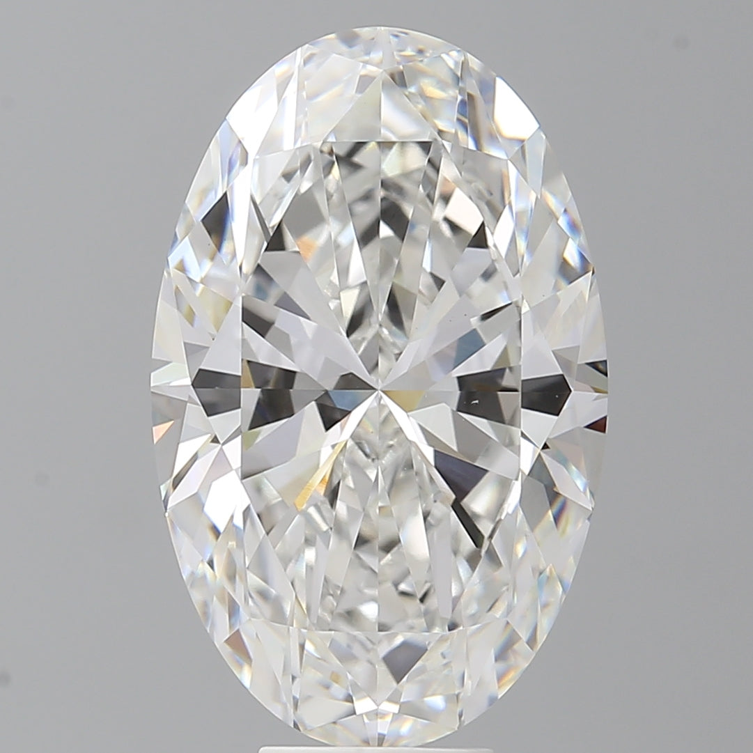 9.58 Carat Oval Shaped, Ideal Cut, F Color, VVS2 Clarity, IGI Certified Lab Grown Diamond