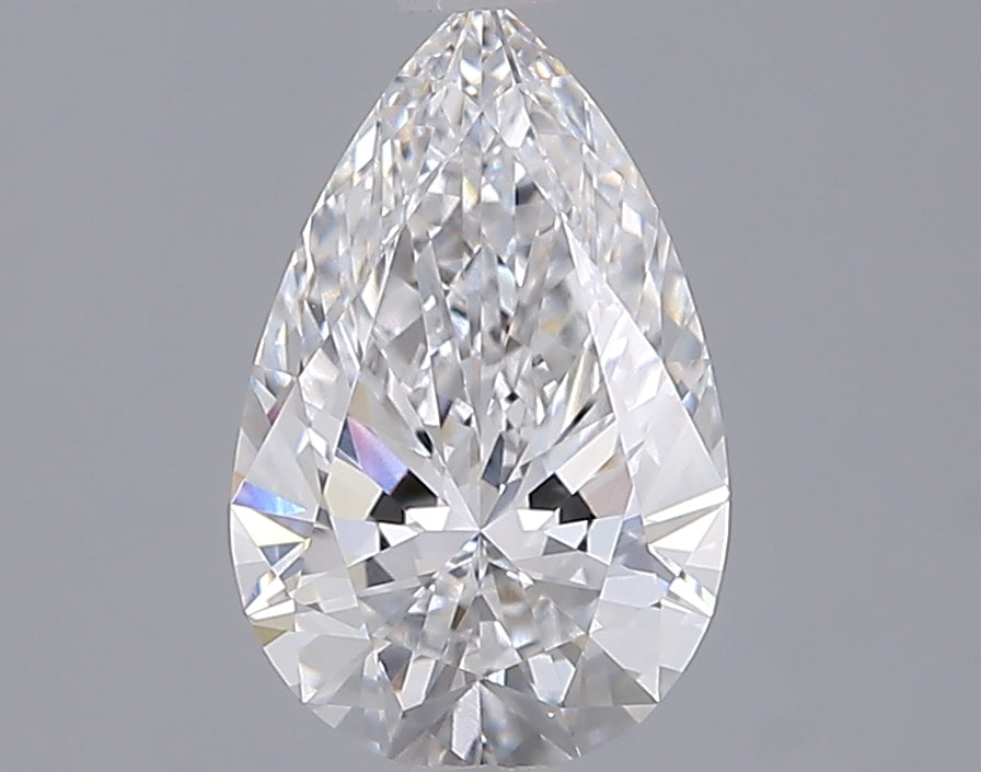 1.54 Carat Pear Shaped, Ideal Cut, D Color, VVS1 Clarity, IGI Certified Lab Grown Diamond