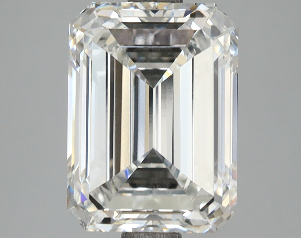 3.49 Carat Emerald Shaped, Very Good Cut, F Color, VVS1 Clarity, IGI Certified Lab Grown Diamond