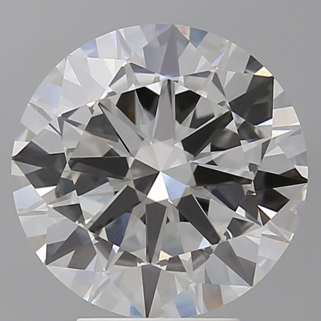 4.50 Carat Round Shaped, Excellent Cut, F Color, VVS2 Clarity, IGI Certified Lab Grown Diamond