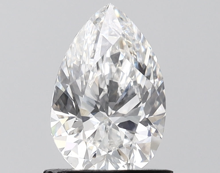 1.22 Carat Pear Shaped, Excellent Cut, E Color, VS1 Clarity, IGI Certified Lab Grown Diamond
