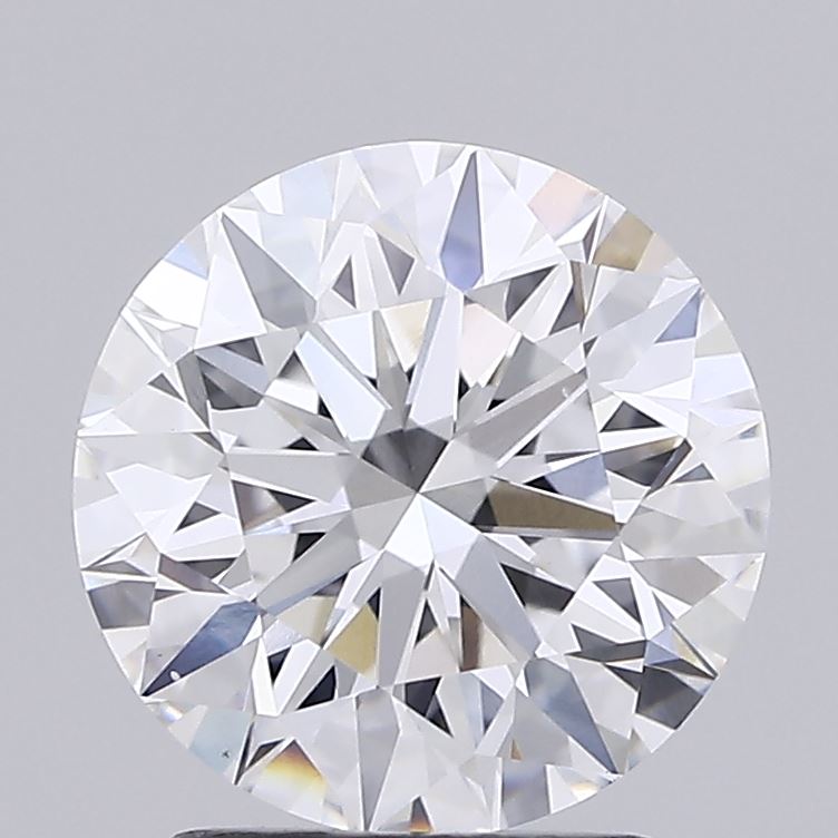 2.31 Carat Round Shaped, Ideal Cut, D Color, VS1 Clarity, IGI Certified Lab Grown Diamond