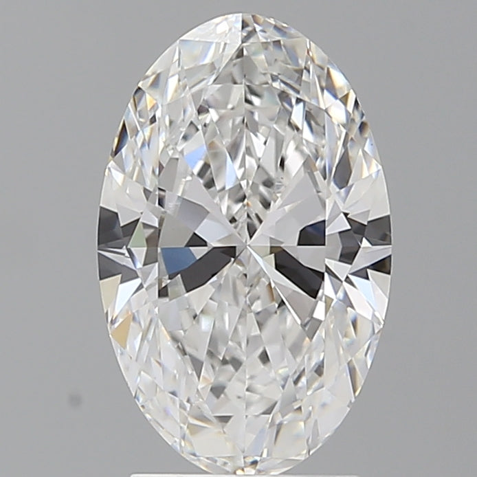 2.54 Carat Oval Shaped, Ideal Cut, E Color, VVS2 Clarity, IGI Certified Lab Grown Diamond