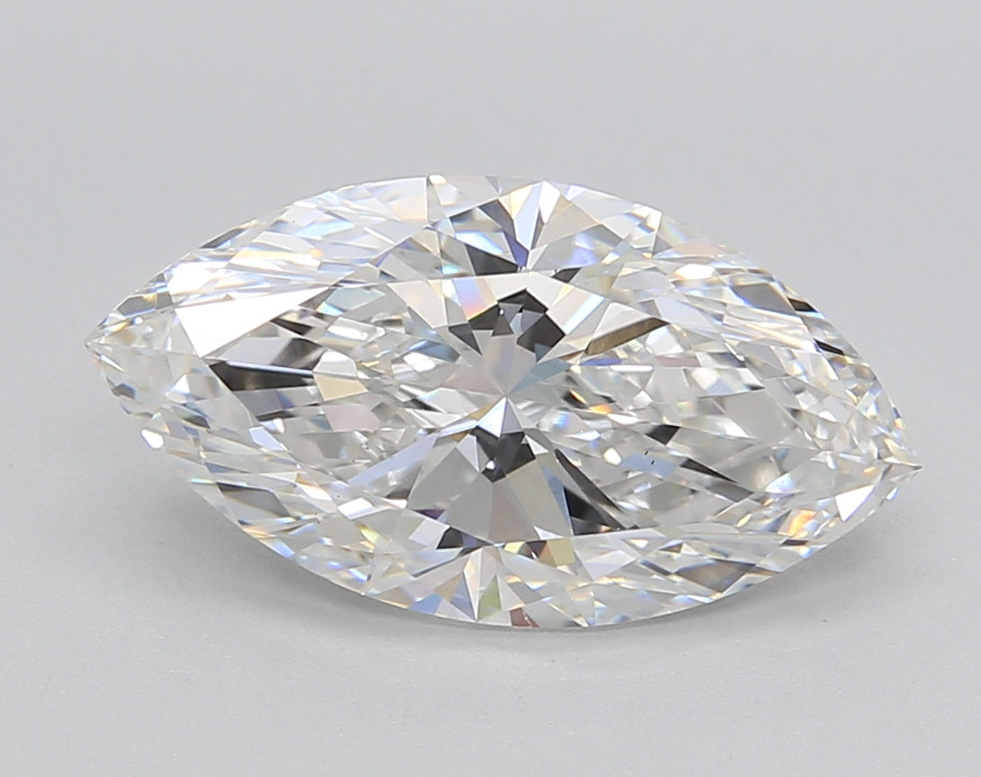 1.00 Carat Marquise Shaped, E Color, VS1 Clarity, IGI Certified Lab Grown Diamond