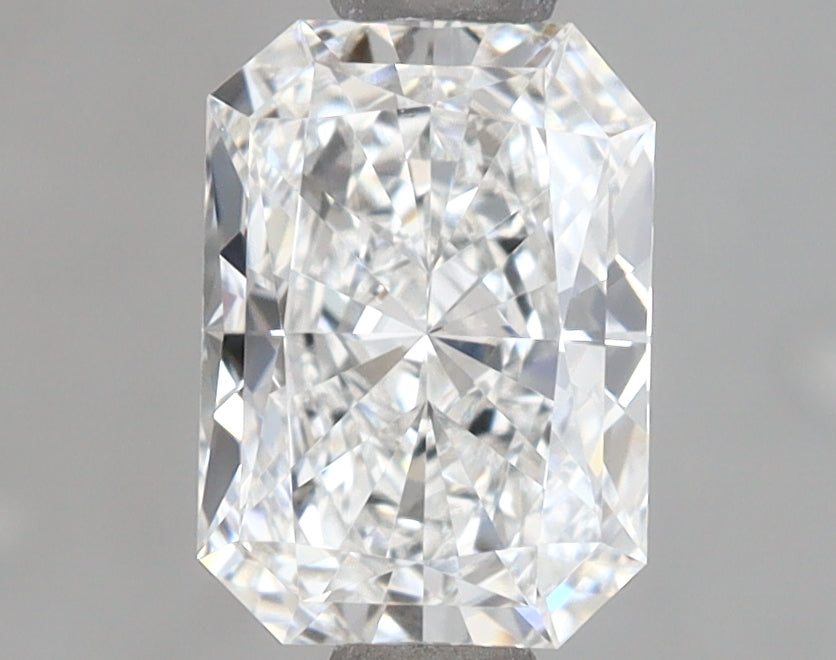 1.06 Carat Radiant Shaped, Ideal Cut, E Color, VVS1 Clarity, IGI Certified Lab Grown Diamond