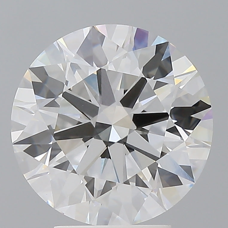 4.09 Carat Round Shaped, Ideal Cut, E Color, VVS2 Clarity, IGI Certified Lab Grown Diamond