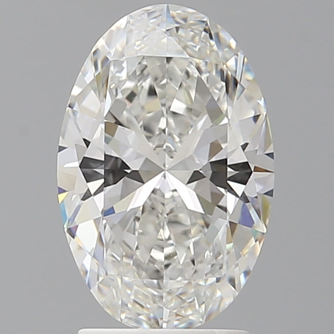 2.55 Carat Oval Shaped, Ideal Cut, F Color, VS1 Clarity, IGI Certified Lab Grown Diamond