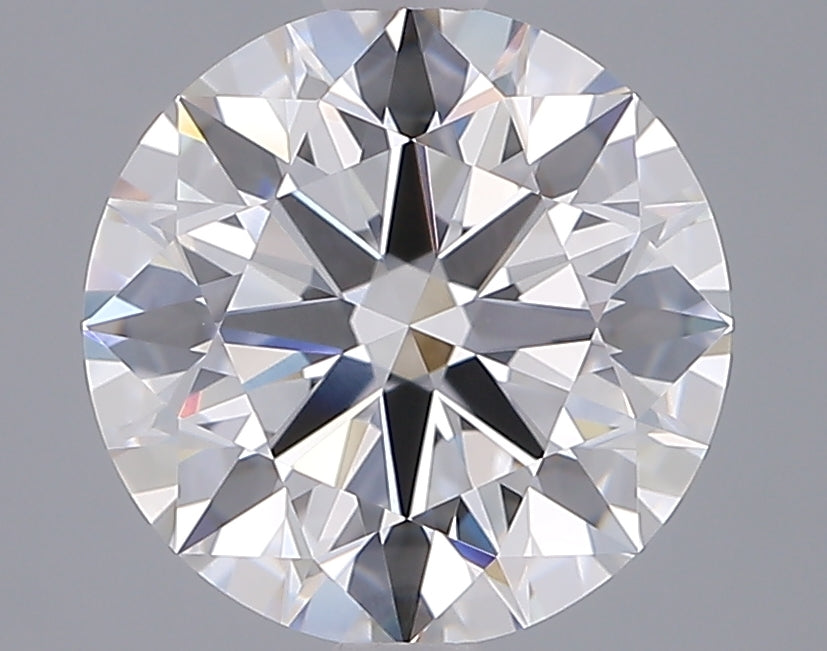3.04 Carat Round Shaped, Ideal Cut, D Color, VVS1 Clarity, IGI Certified Lab Grown Diamond
