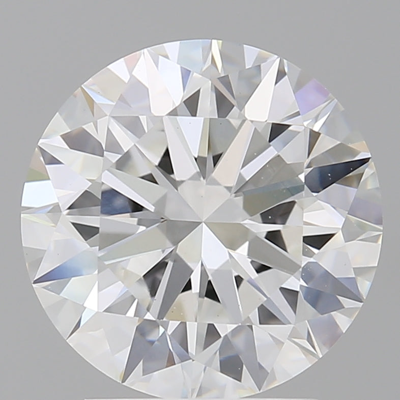 3.01 Carat Round Shaped, Excellent Cut, E Color, VVS2 Clarity, IGI Certified Lab Grown Diamond