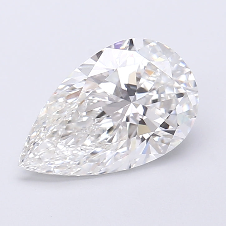 2.05 Carat Pear Shaped, Very Good Cut, F Color, VVS2 Clarity, IGI Certified Lab Grown Diamond