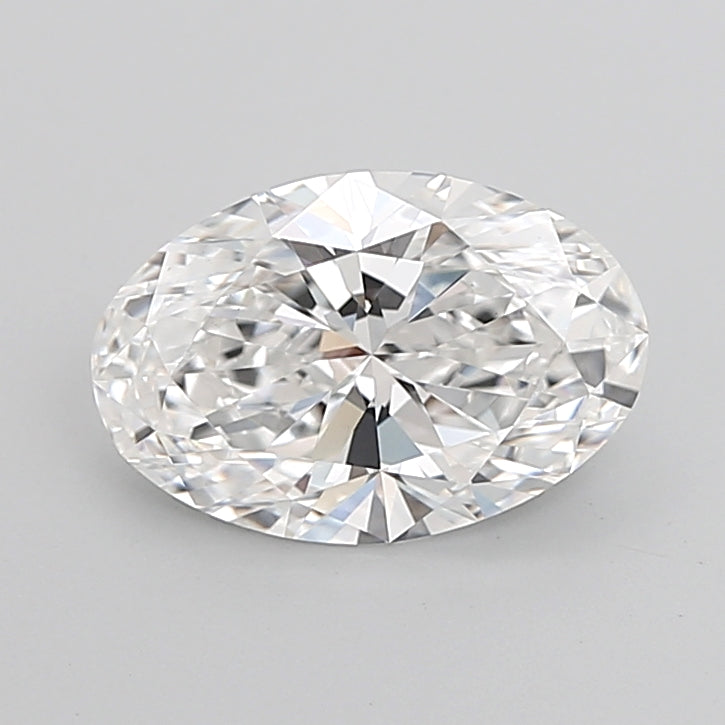3.25 Carat Oval Shaped, Ideal Cut, D Color, VS1 Clarity, IGI Certified Lab Grown Diamond