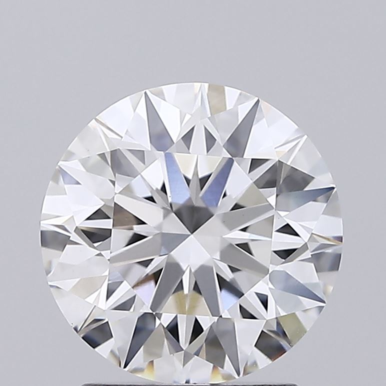 2.08 Carat Round Shaped, Ideal Cut, F Color, VS1 Clarity, IGI Certified Lab Grown Diamond