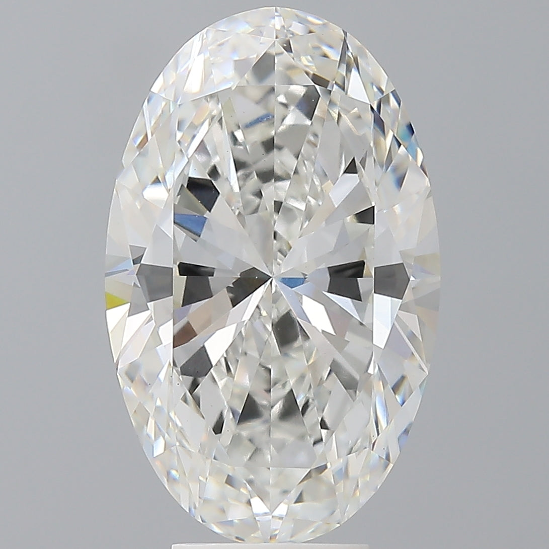 6.53 Carat Oval Shaped, Ideal Cut, F Color, VS1 Clarity, IGI Certified Lab Grown Diamond