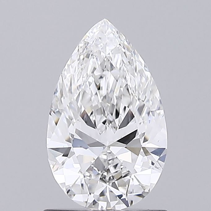 1.02 Carat Pear Shaped, Ideal Cut, E Color, VVS2 Clarity, IGI Certified Lab Grown Diamond