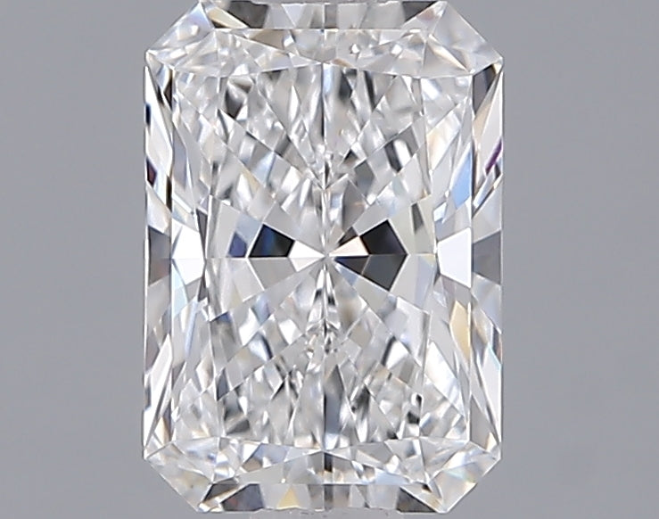1.56 Carat Radiant Shaped, Ideal Cut, D Color, VVS2 Clarity, IGI Certified Lab Grown Diamond