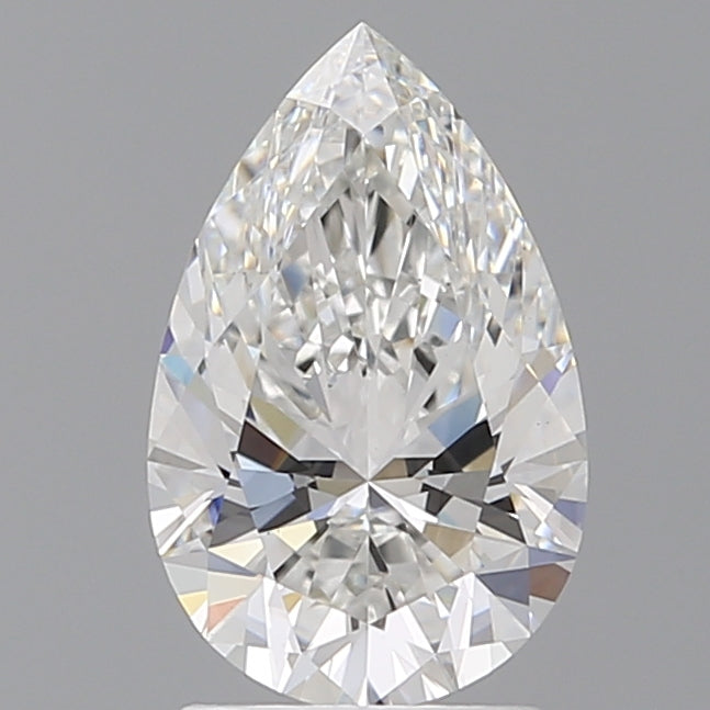 2.08 Carat Pear Shaped, Ideal Cut, E Color, VS1 Clarity, IGI Certified Lab Grown Diamond
