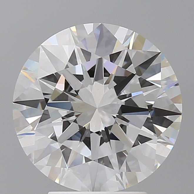 3.96 Carat Round Shaped, Excellent Cut, F Color, VS1 Clarity, IGI Certified Lab Grown Diamond