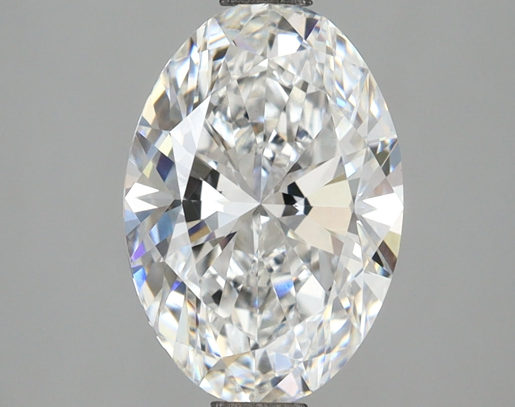 2.54 Carat Oval Shaped, Ideal Cut, E Color, VS1 Clarity, IGI Certified Lab Grown Diamond