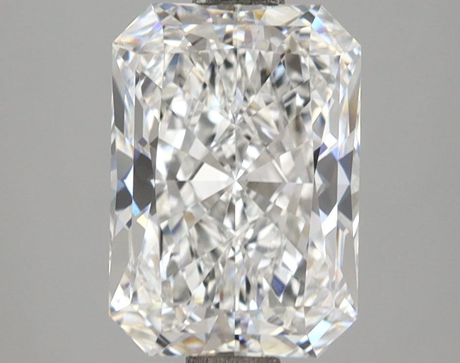 2.58 Carat Radiant Shaped, Ideal Cut, D Color, VS1 Clarity, IGI Certified Lab Grown Diamond