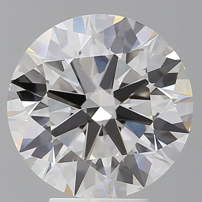 5.01 Carat Round Shaped, Ideal Cut, F Color, VVS2 Clarity, IGI Certified Lab Grown Diamond