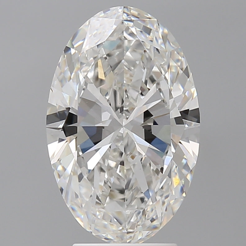 4.01 Carat Oval Shaped, Ideal Cut, E Color, VVS2 Clarity, IGI Certified Lab Grown Diamond