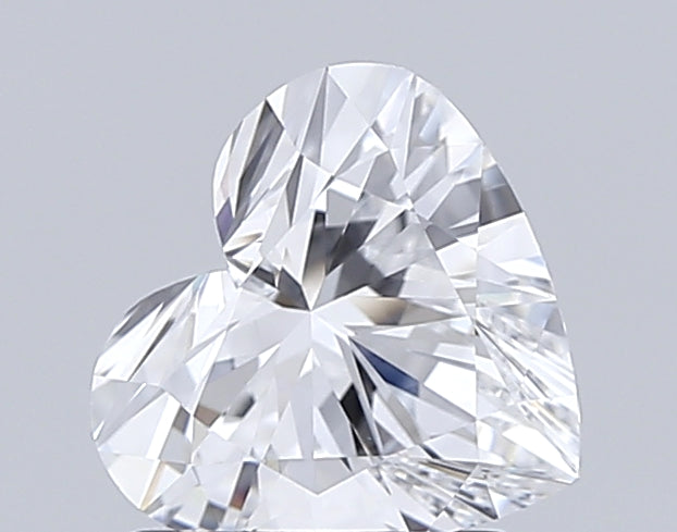 1.50 Carat Heart Shaped, Ideal Cut, D Color, VS1 Clarity, IGI Certified Lab Grown Diamond