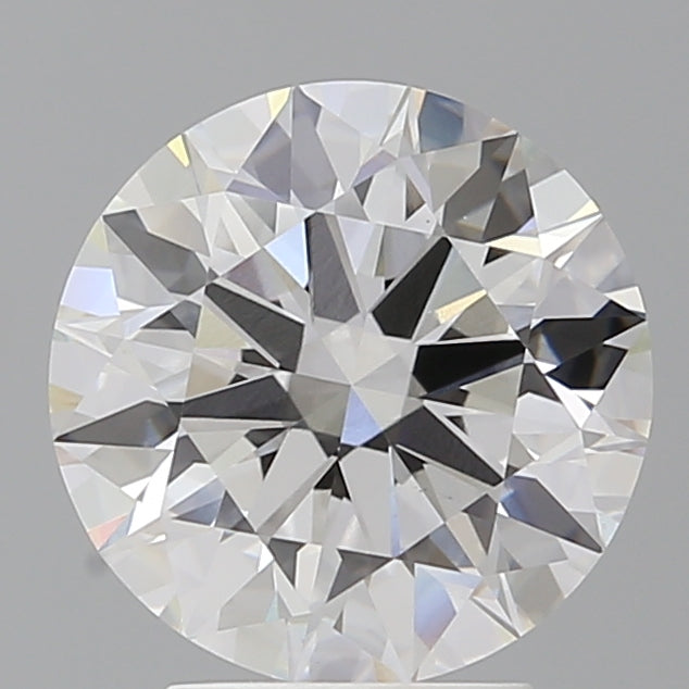 3.57 Carat Round Shaped, Ideal Cut, F Color, VVS2 Clarity, IGI Certified Lab Grown Diamond