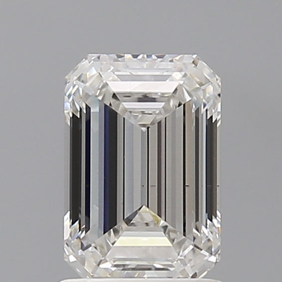1.59 Carat Emerald Shaped, Ideal Cut, F Color, VS1 Clarity, IGI Certified Lab Grown Diamond