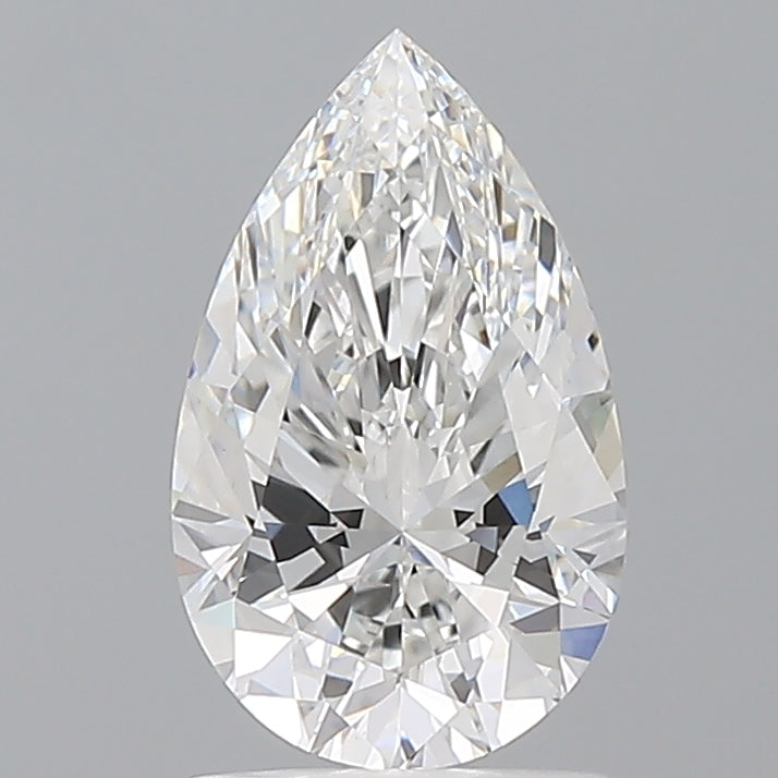 1.54 Carat Pear Shaped, Ideal Cut, E Color, VVS2 Clarity, IGI Certified Lab Grown Diamond