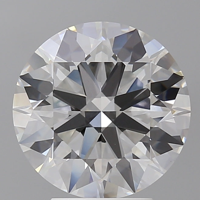 4.10 Carat Round Shaped, Ideal Cut, F Color, VVS2 Clarity, IGI Certified Lab Grown Diamond