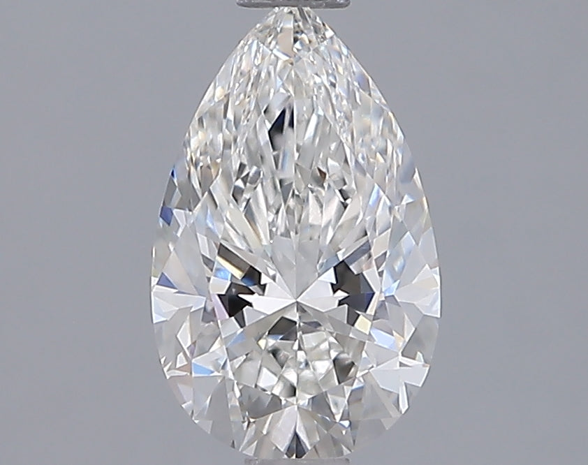 1.34 Carat Pear Shaped, Excellent Cut, F Color, VVS2 Clarity, IGI Certified Lab Grown Diamond