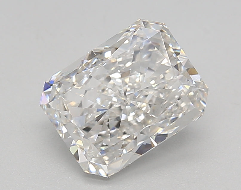 1.54 Carat Radiant Shaped, Ideal Cut, G Color, VS1 Clarity, GIA Certified Lab Grown Diamond