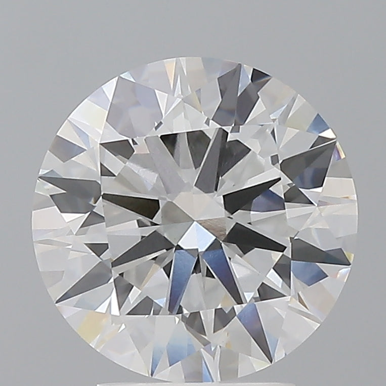 3.50 Carat Round Shaped, Ideal Cut, E Color, VVS2 Clarity, IGI Certified Lab Grown Diamond