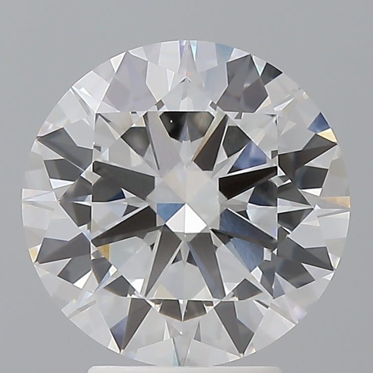 3.60 Carat Round Shaped, Excellent Cut, E Color, VVS2 Clarity, IGI Certified Lab Grown Diamond