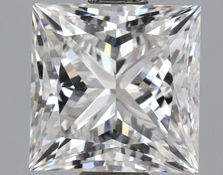 2.00 Carat Princess Shaped, Excellent Cut, D Color, VS1 Clarity, IGI Certified Lab Grown Diamond