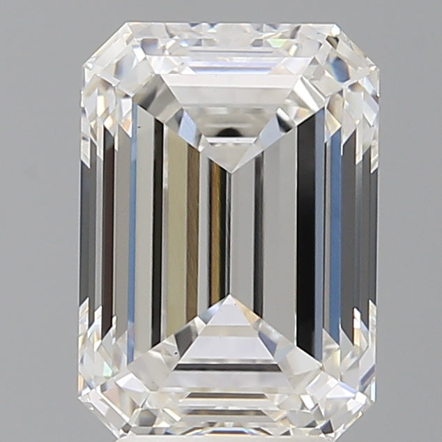 4.04 Carat Emerald Shaped, Ideal Cut, F Color, VS1 Clarity, IGI Certified Lab Grown Diamond