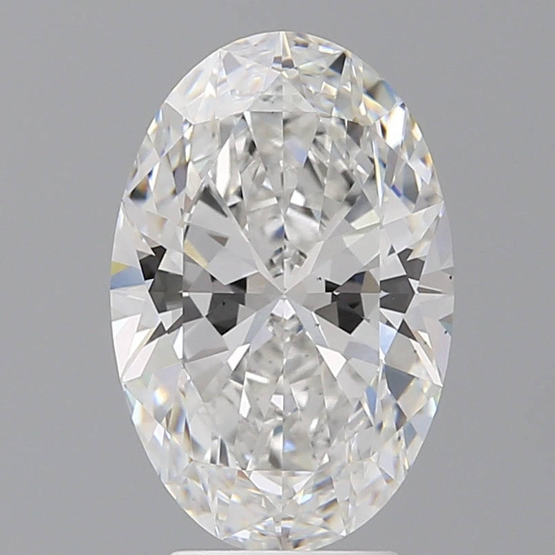 4.09 Carat Oval Shaped, Ideal Cut, D Color, VS2 Clarity, IGI Certified Lab Grown Diamond
