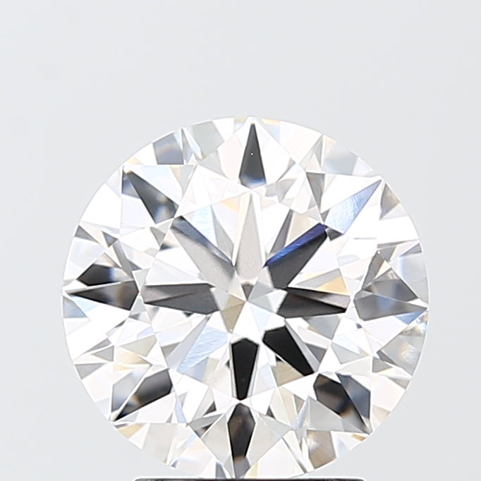 3.00 Carat Round Shaped, Excellent Cut, F Color, VVS2 Clarity, IGI Certified Lab Grown Diamond
