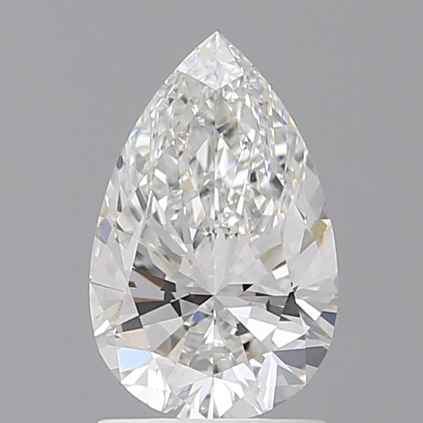 1.50 Carat Pear Shaped, Excellent Cut, E Color, VVS2 Clarity, IGI Certified Lab Grown Diamond