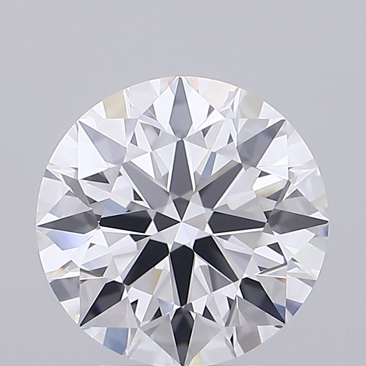 3.01 Carat Round Shaped, Ideal Cut, D Color, IF Clarity, IGI Certified Lab Grown Diamond