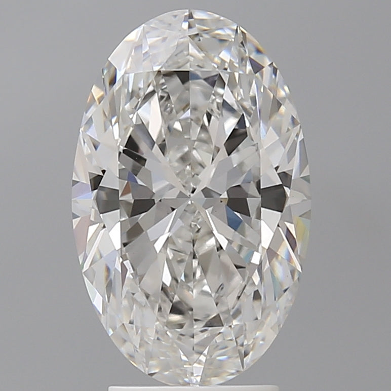 3.58 Carat Oval Shaped, Ideal Cut, F Color, VS1 Clarity, IGI Certified Lab Grown Diamond