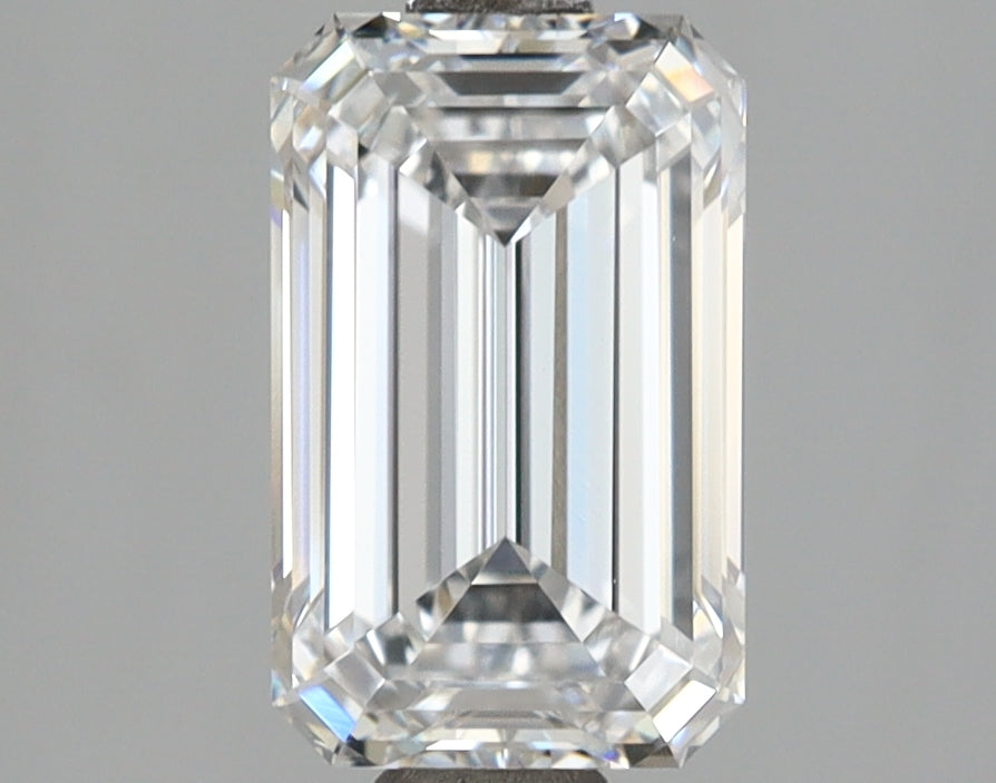 1.99 Carat Emerald Shaped, Ideal Cut, D Color, VVS1 Clarity, IGI Certified Lab Grown Diamond