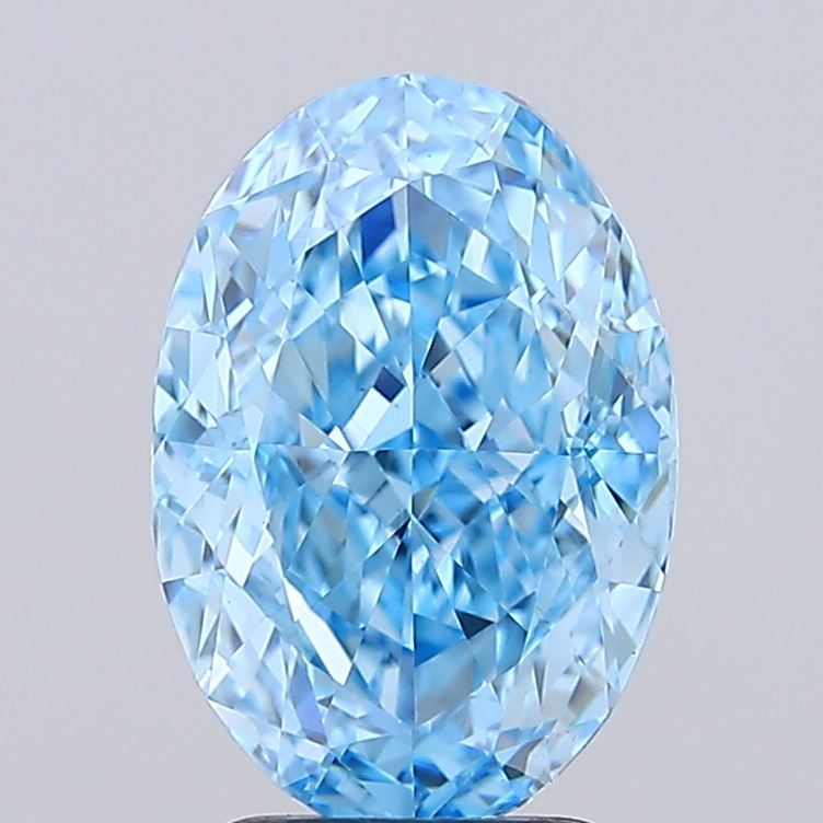 3.54 Carat Oval Shaped, Excellent Cut, VVS2 Clarity, IGI Certified Lab Grown Diamond