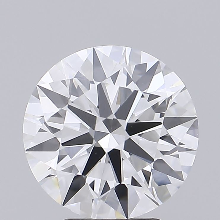 2.39 Carat Round Shaped, Ideal Cut, D Color, VVS2 Clarity, IGI Certified Lab Grown Diamond