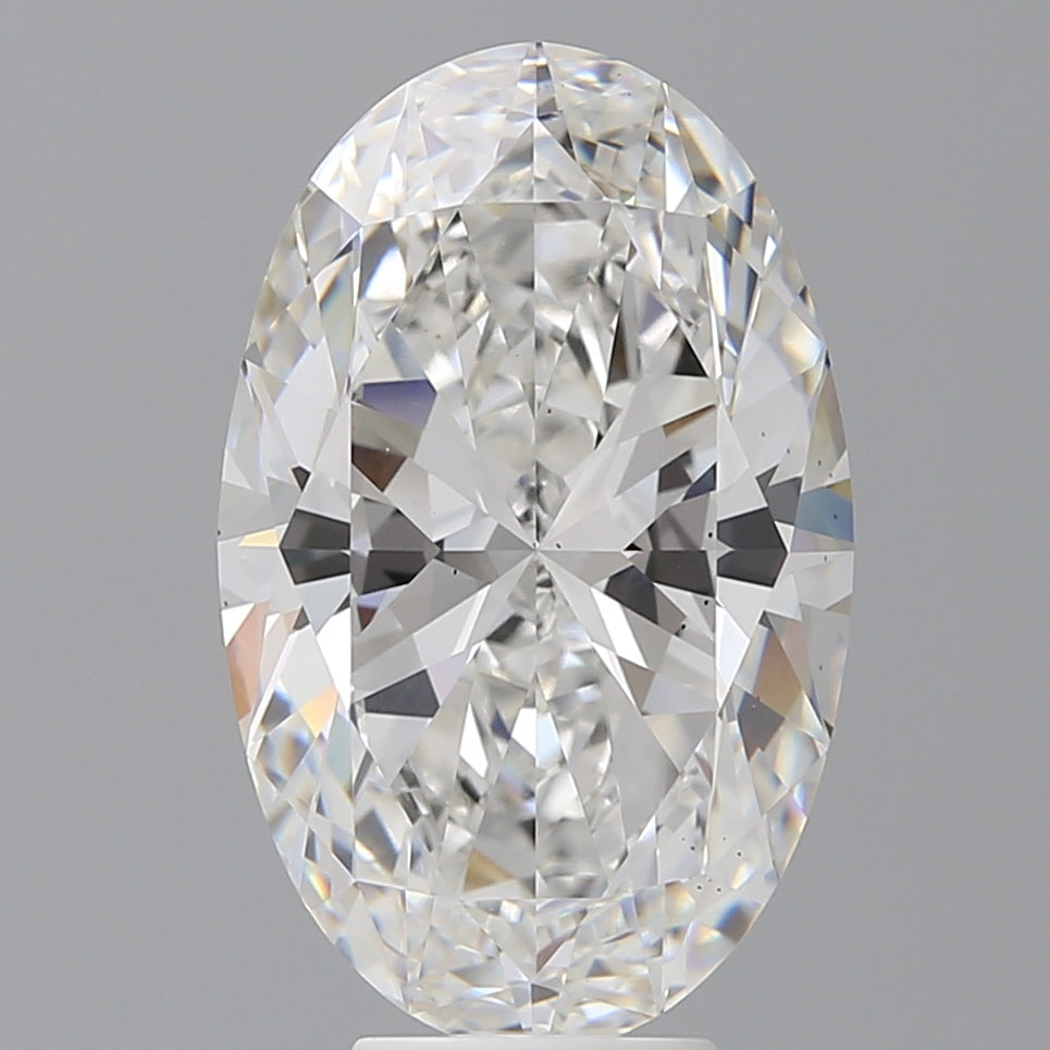 7.02 Carat Oval Shaped, Ideal Cut, F Color, VS2 Clarity, IGI Certified Lab Grown Diamond