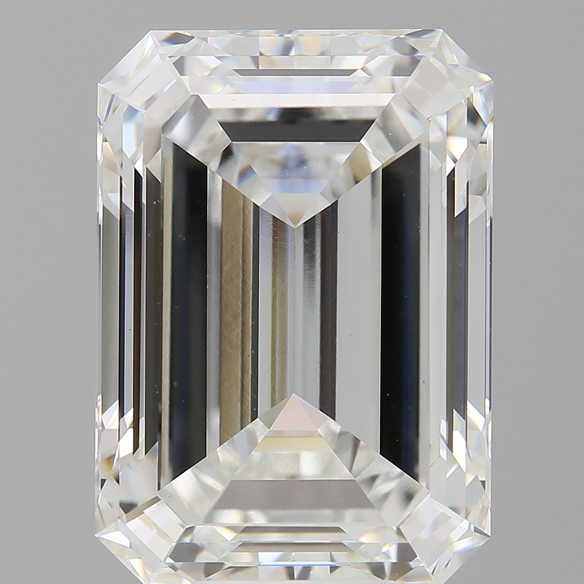 10.52 Carat Emerald Shaped, Ideal Cut, F Color, VVS2 Clarity, IGI Certified Lab Grown Diamond