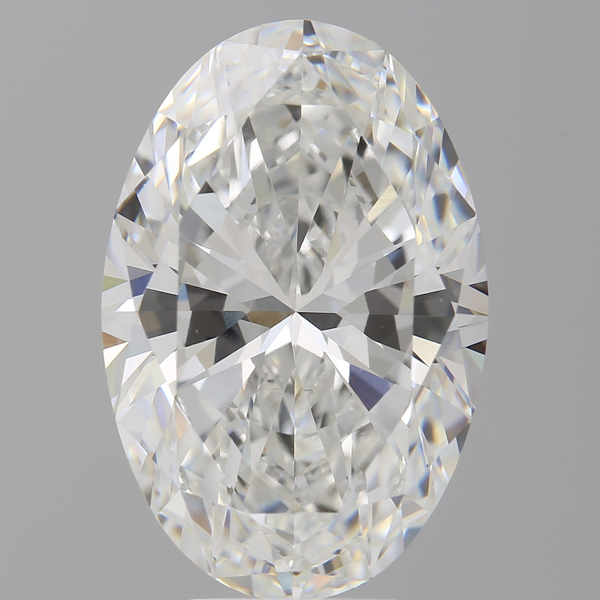 8.10 Carat Oval Shaped, Ideal Cut, F Color, VVS2 Clarity, IGI Certified Lab Grown Diamond