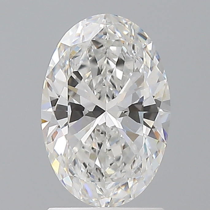 1.52 Carat Oval Shaped, Ideal Cut, E Color, VVS2 Clarity, IGI Certified Lab Grown Diamond